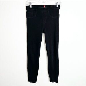 Spanx Jeans Women Small Jean-Ish Black Tummy Control Skinny High Rise jegging CC